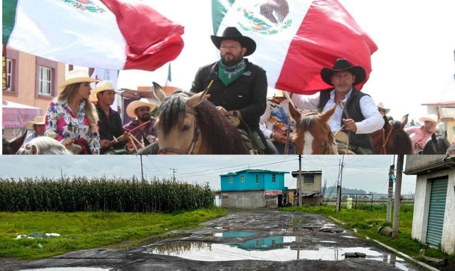 A cabalgar en Almoloya de Juárez